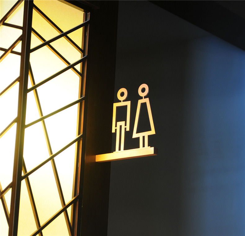 酒店不銹鋼洗手間立體字 酒店不銹鋼洗手間立體字